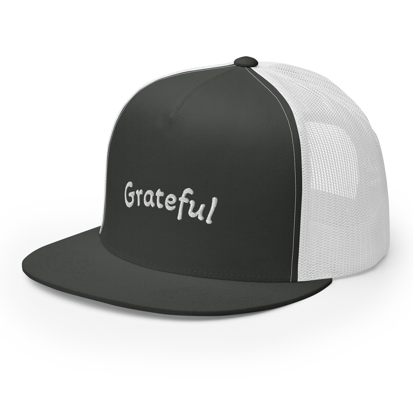 Trucker Cap with Grateful Embroidery