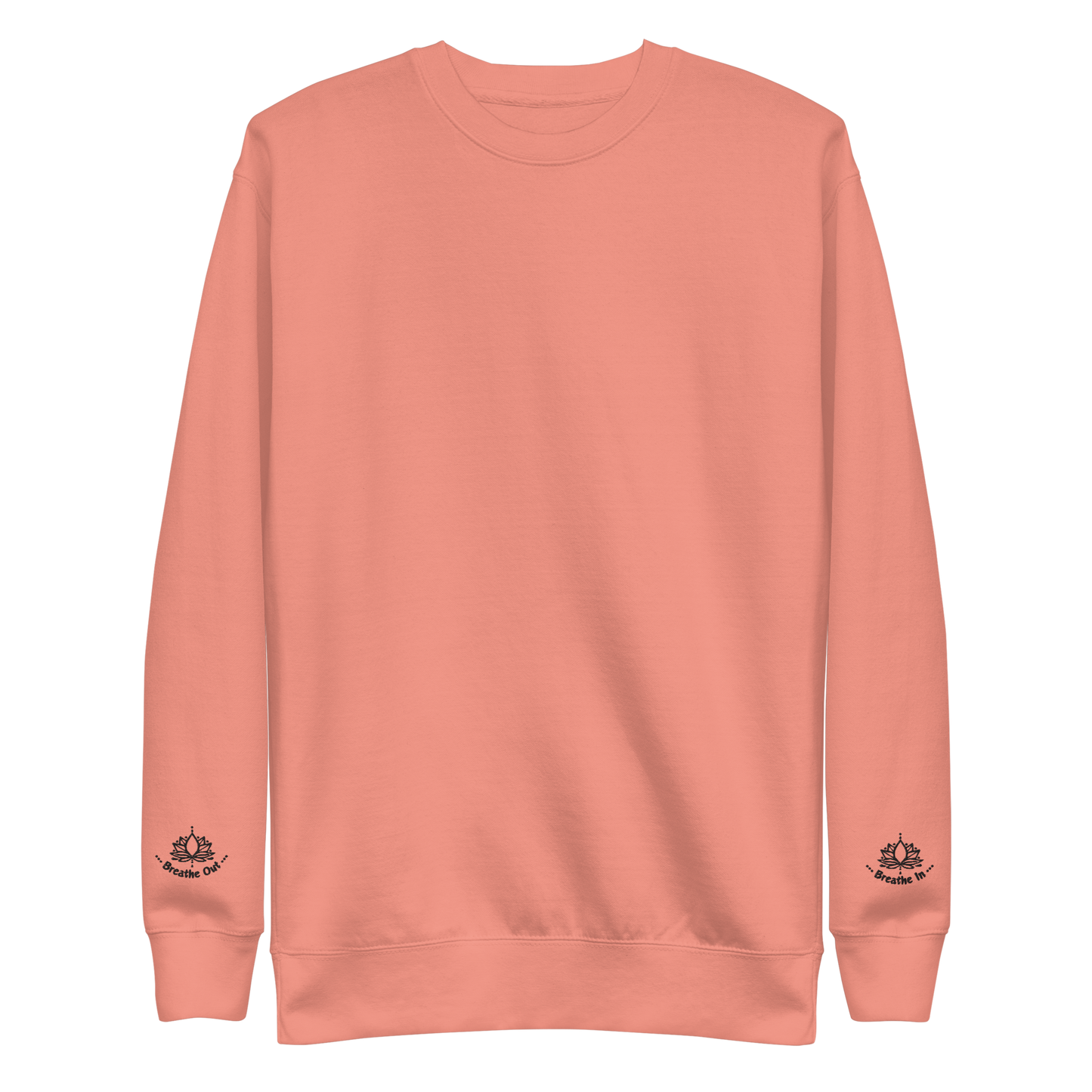 Breathe In Breathe Out Embroidered Sweatshirt